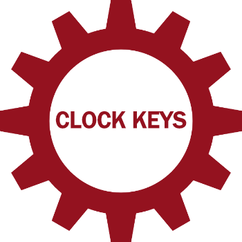 non hover clock keys button